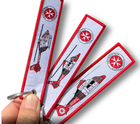 Schlüsselanhänger "Remove before flight" - 3 Varianten - "Johanniter Luftrettung"