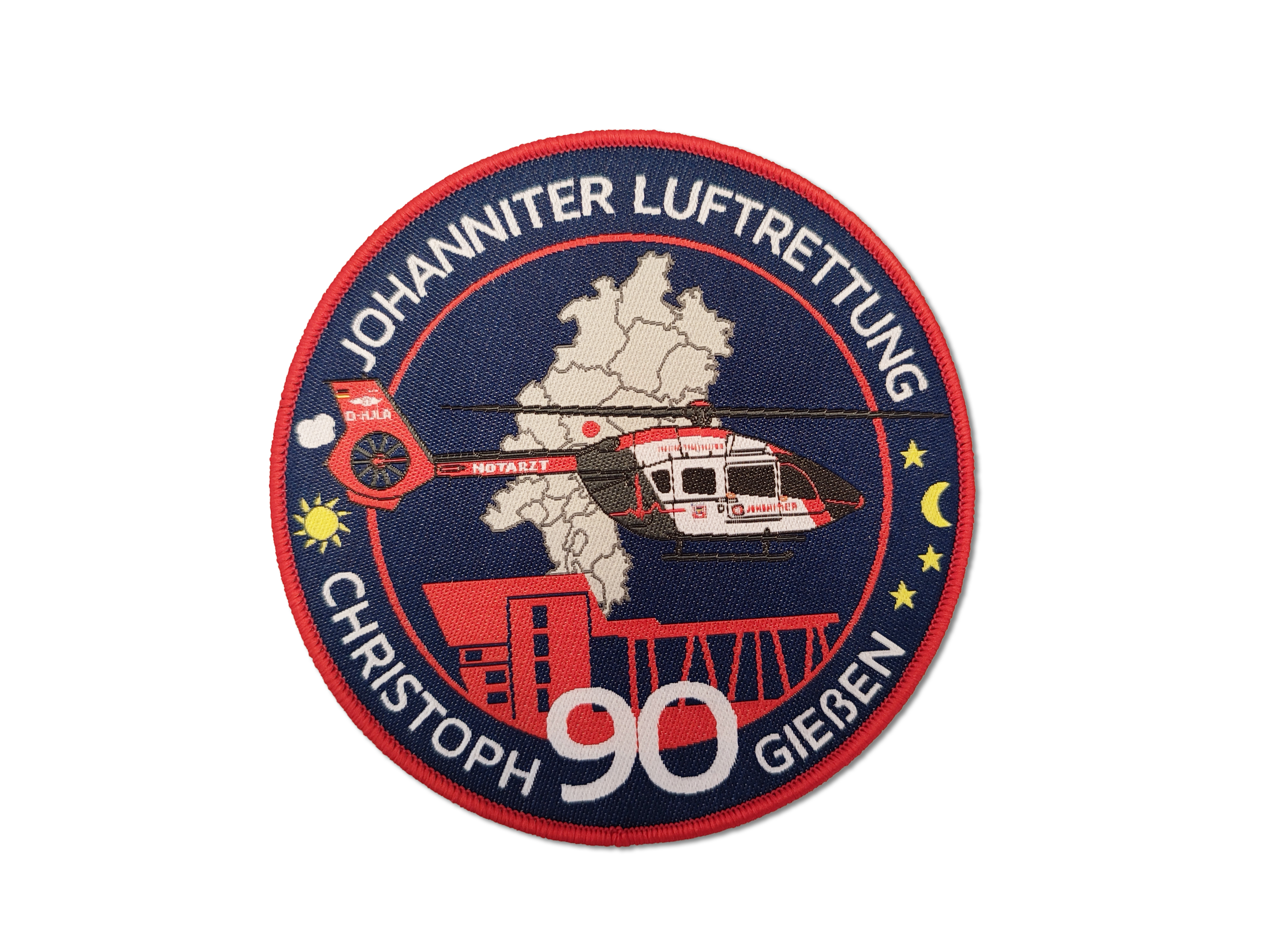 Fan-Patch CH 90 Gießen Johanniter Luftrettung