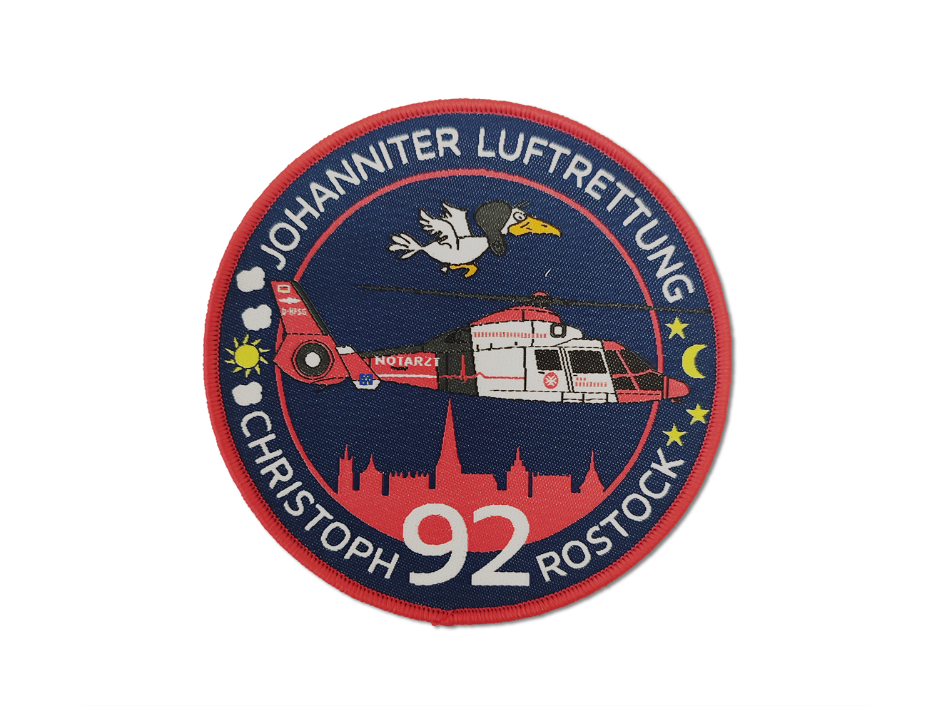 Fan-Patch CH Rostock Johanniter Luftrettung